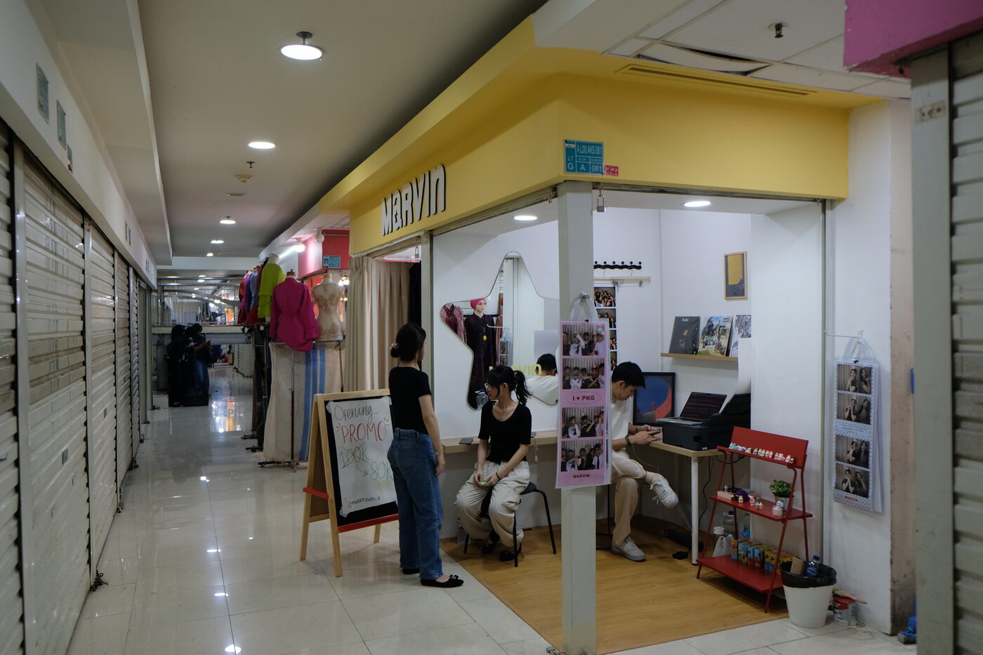 Marvin studio storefront at Blok M Square